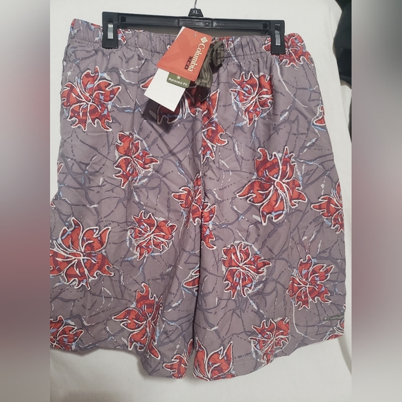 Columbia XCO Mens Grey Printed Shorts XL New with Tags - Picture 9 of 9